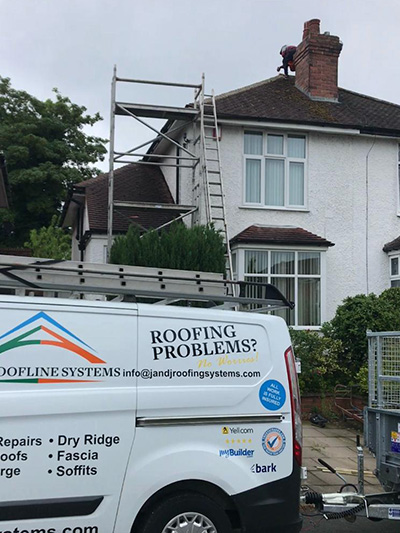 Ridge tile repair