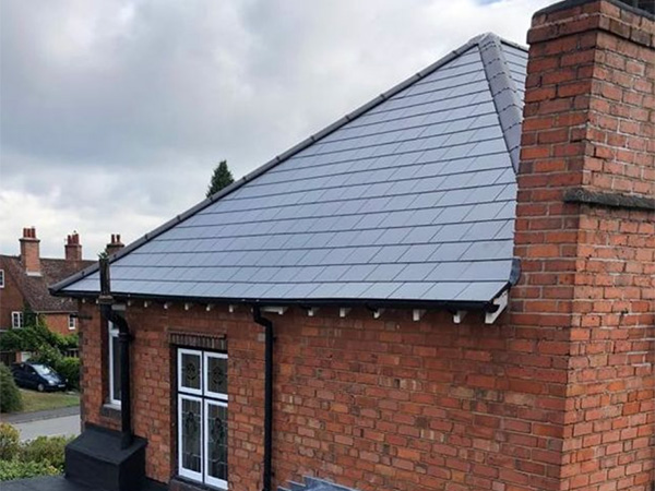 New slate roof